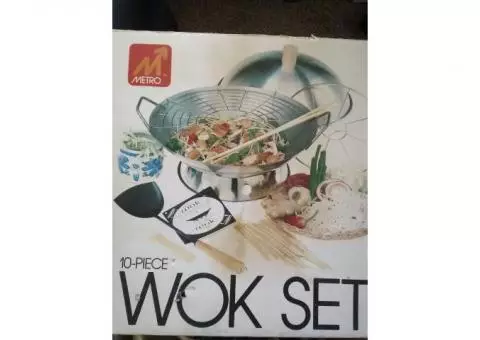 10 piece wok set